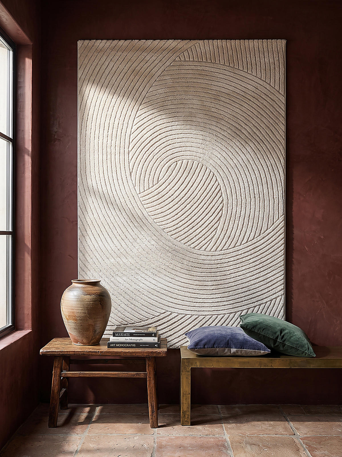 TEPPICHLÄUFER Geometrisch CETINA Polypropylen Creme 80 x 150 cm - Beige, Textil (80/150cm) - KADIMA DESIGN