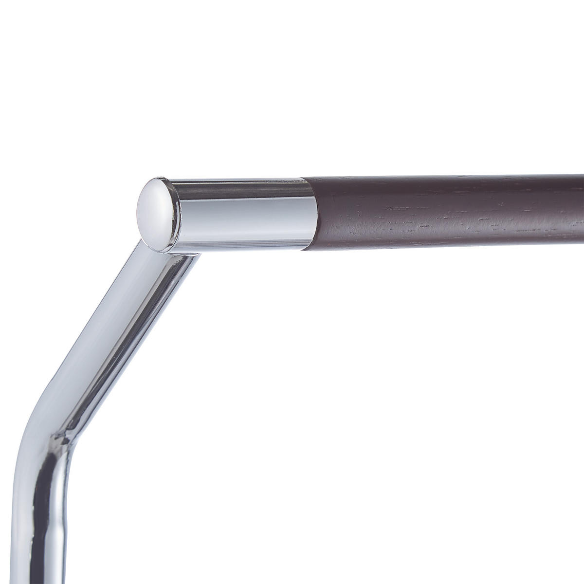 HERRENDIENER - Silberfarben, Holz/Metall (46/110/19cm) - Relaxdays