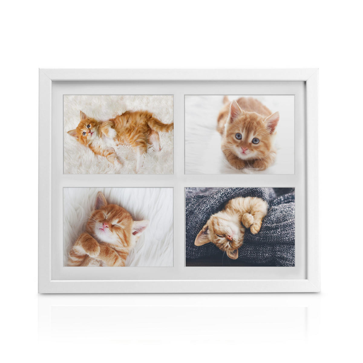 BILDERRAHMEN Galeria 10x15cm Weiß - Weiß, Holzwerkstoff (30/2/37cm) - BoMoe