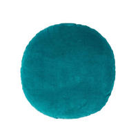 DEKOKISSEN rund petrol, Baumwollsamt?40 cm - Petrol, Textil (40/40cm) - Homescapes