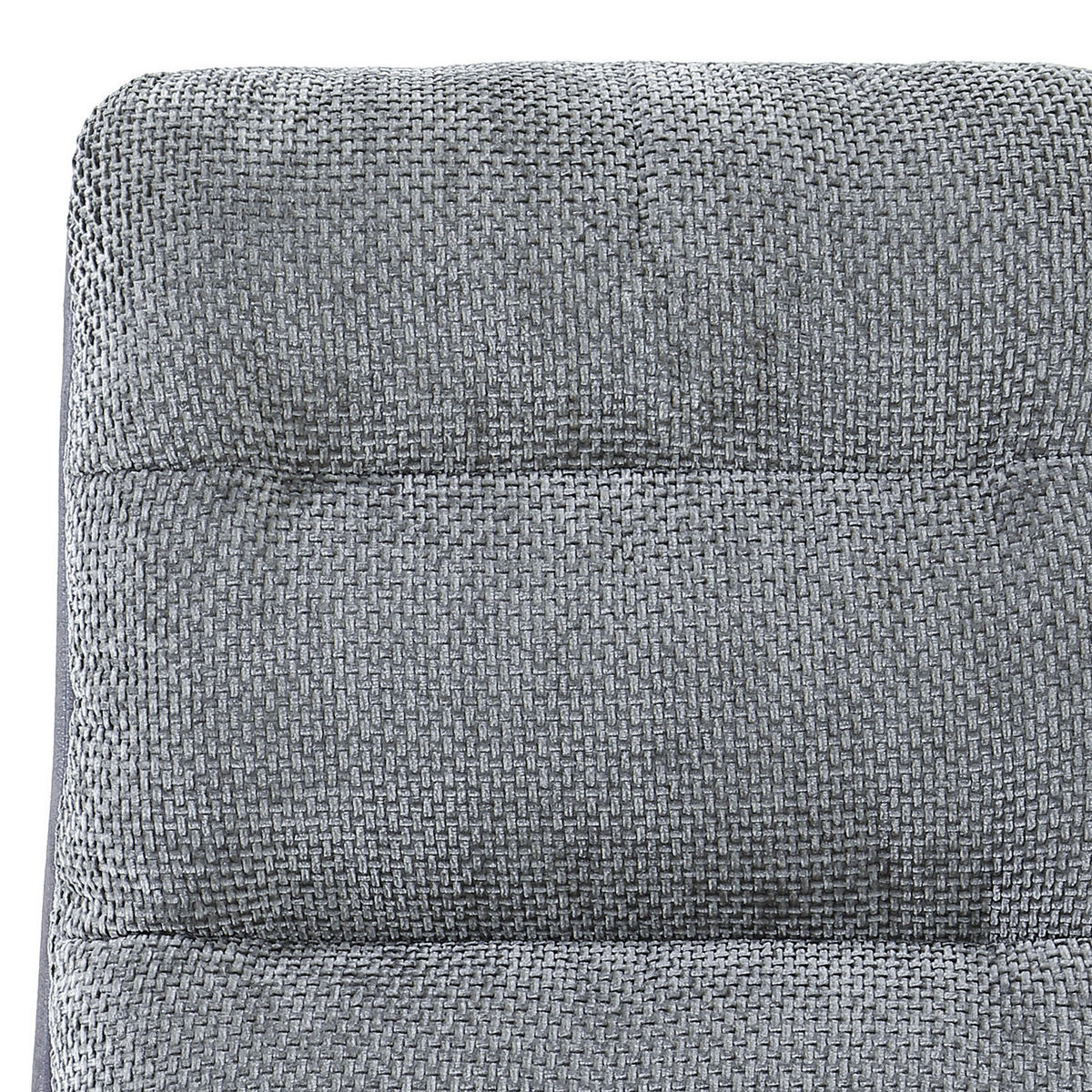 POLSTERSTUHL - 2er-Set - Schwarz/Grau, Textil/Metall (48/95/66cm) - home24
