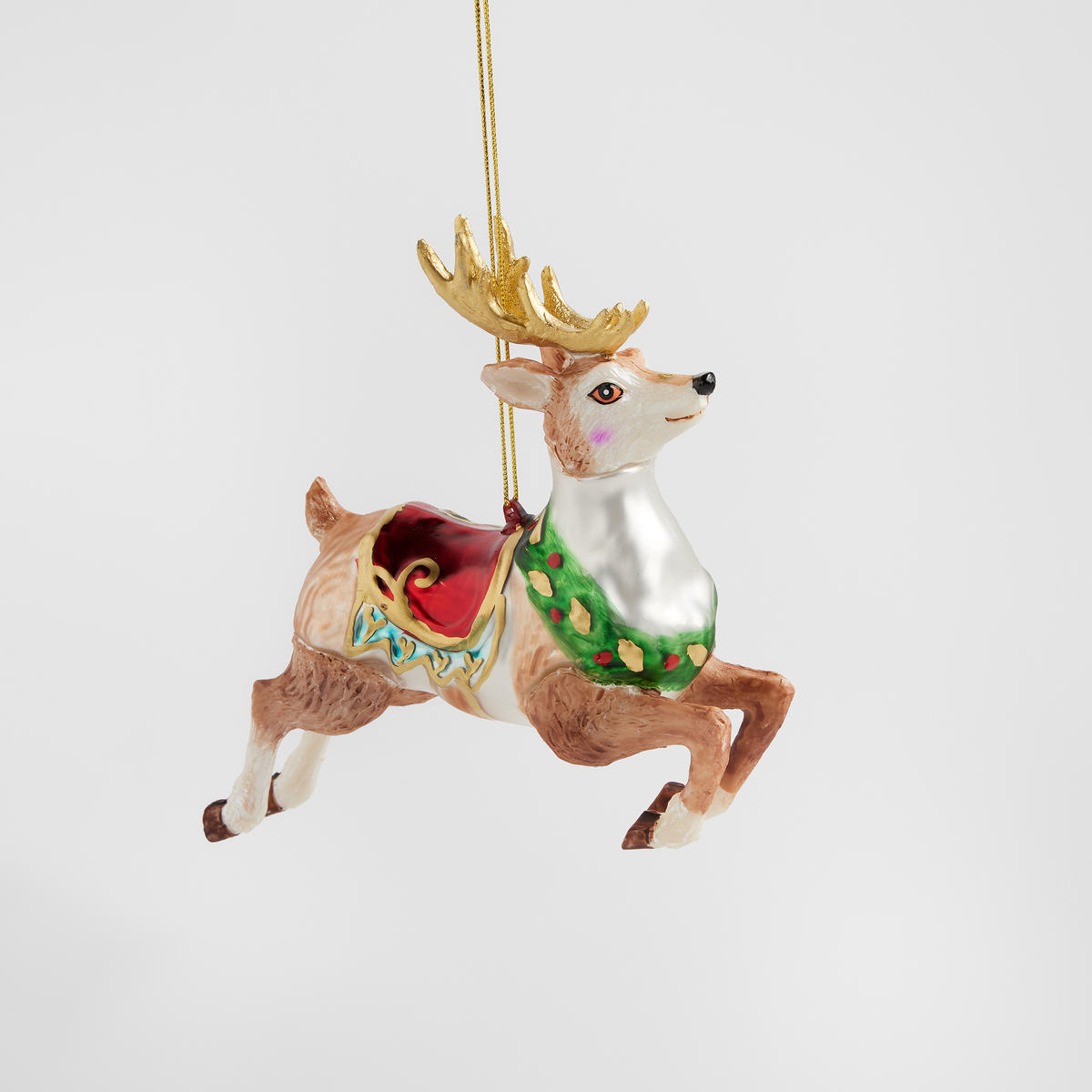 GLASKUGEL Nuzzle, Mehrfarbig, 13 x 4 x 14.5 cm, Dekorative Weihnachtsdeko - Multicolor, Glas (4/13/14.5cm) - home&you