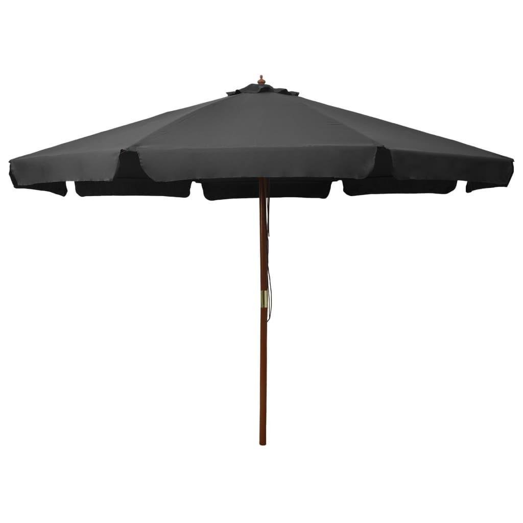 vidaXL Sonnenschirm Anthrazit 330x330 cm