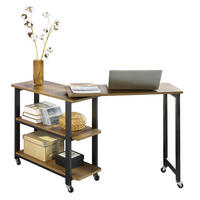 SCHREIBTISCH Vintage - Braun, Holzwerkstoff (30/133/69cm) - SoBuy