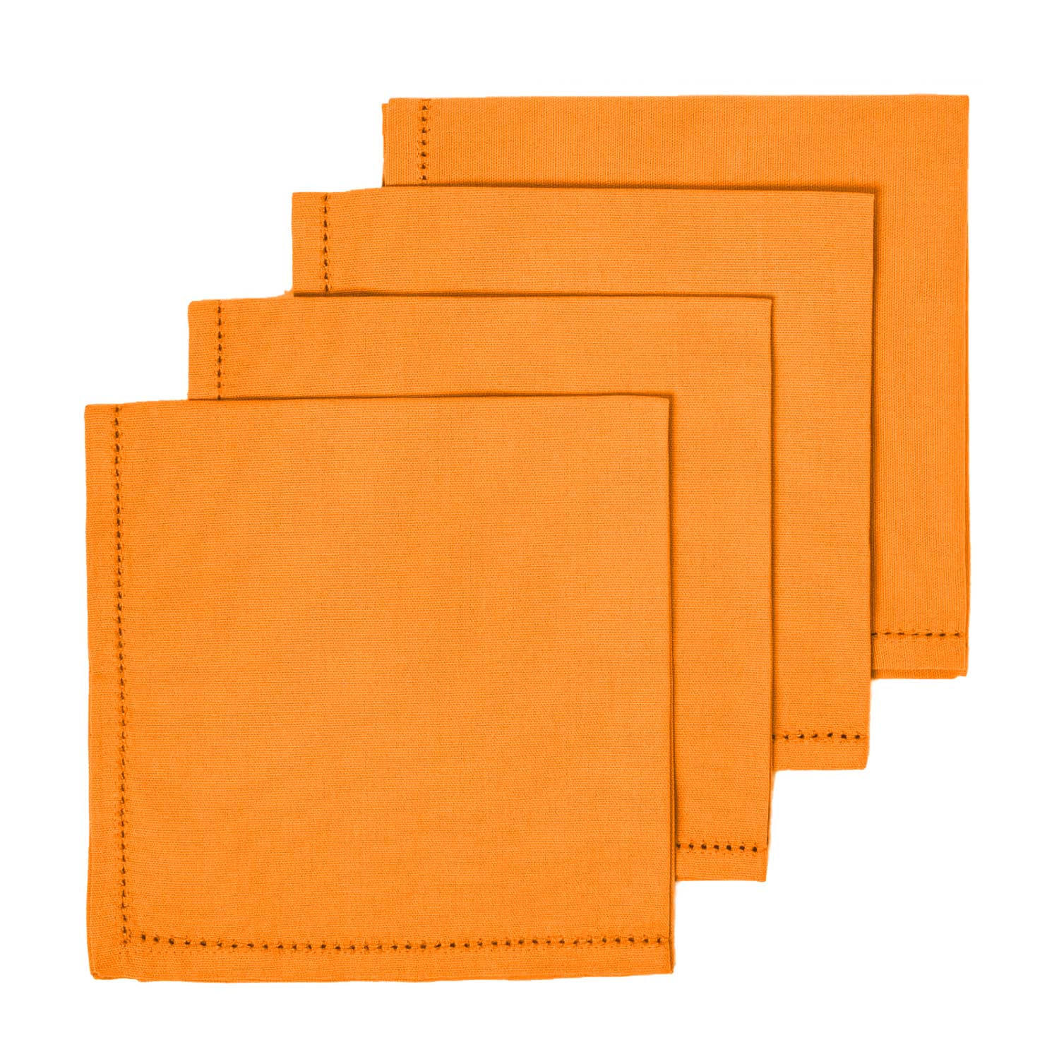 Homescapes Stoffservietten Orange 45x45 cm