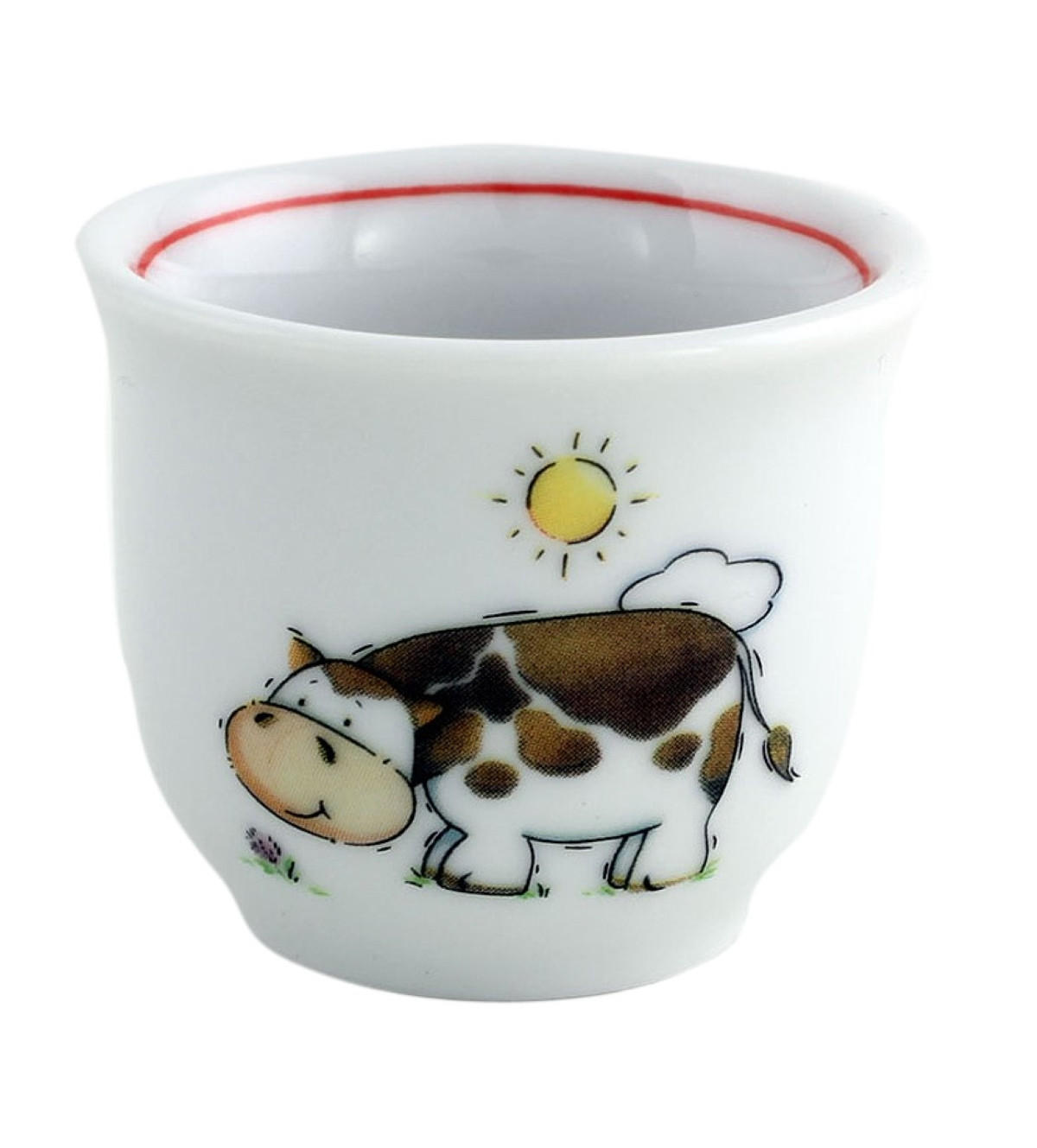 EIERBECHER 4,5 cm Kuh - Multicolor, Keramik (5/4.3/5cm) - Eschenbach