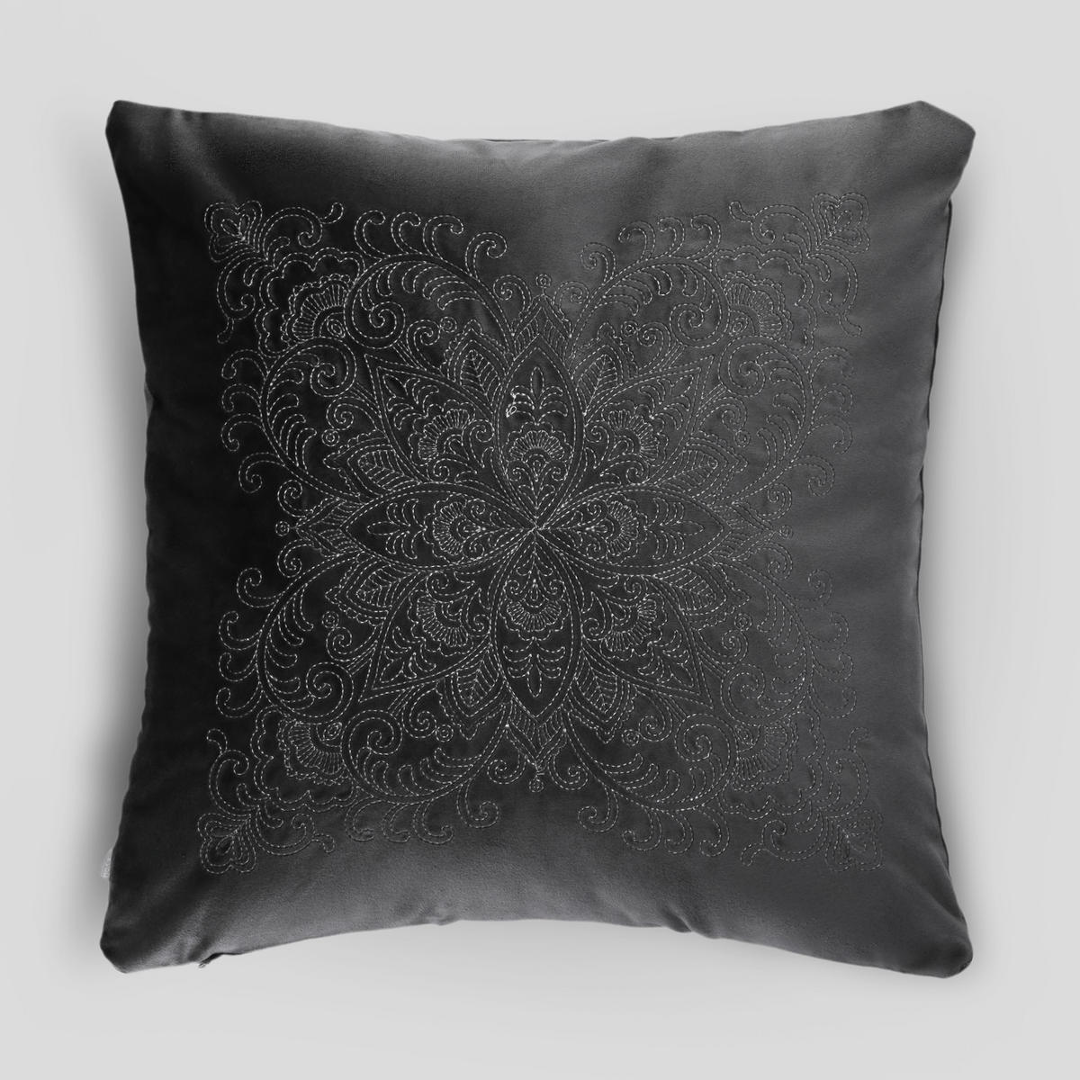 KISSENBEZUG Arabea - Dunkelgrau, Textil (45/45cm) - home&you