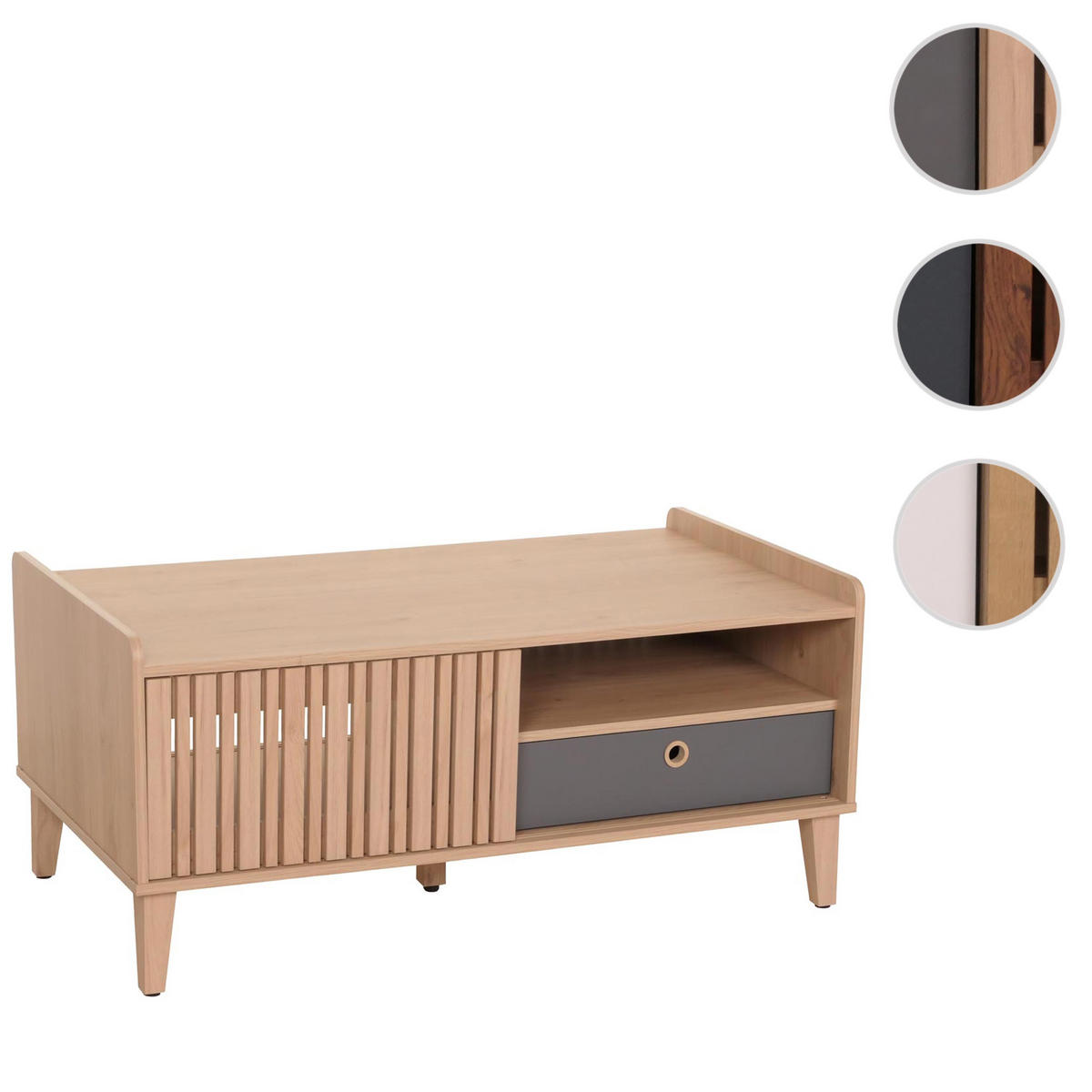 COUCHTISCH rechteckig Beige - Beige, Holz (59/114/52cm) - MCW