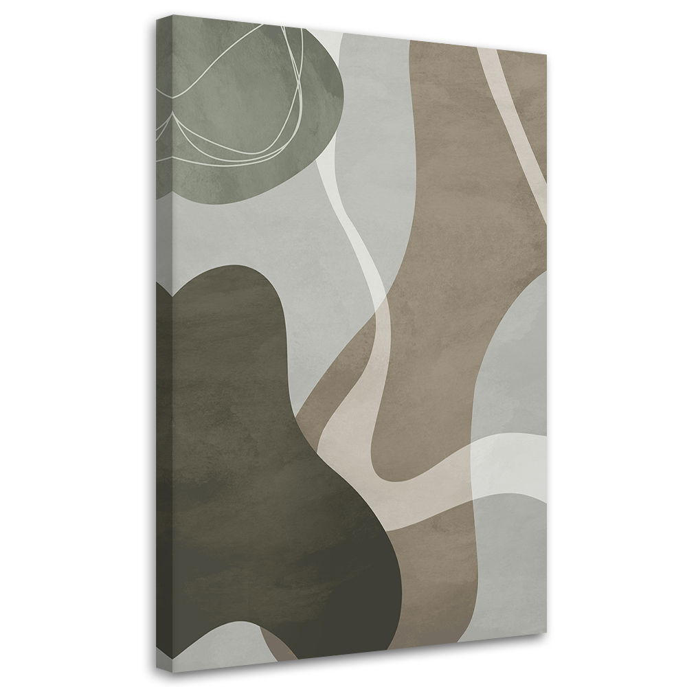 KUNSTDRUCK Grau 80/120 cm - Grau, Textil (80/120cm) - KUNSTLOFT