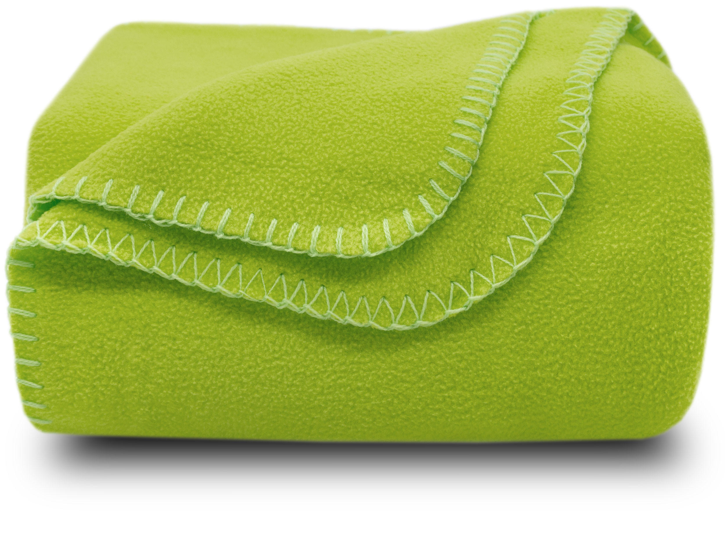KUSCHELDECKE, 130x170 cm, 100% Polyester, Grün - Hellgrün, Textil (130/170cm) - Zollner