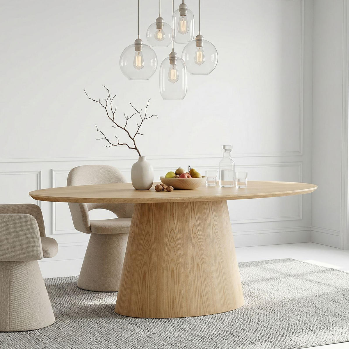 ESSTISCH AURA Eiche - Eichefarben, Holzwerkstoff (110/180/76cm) - IDIMEX