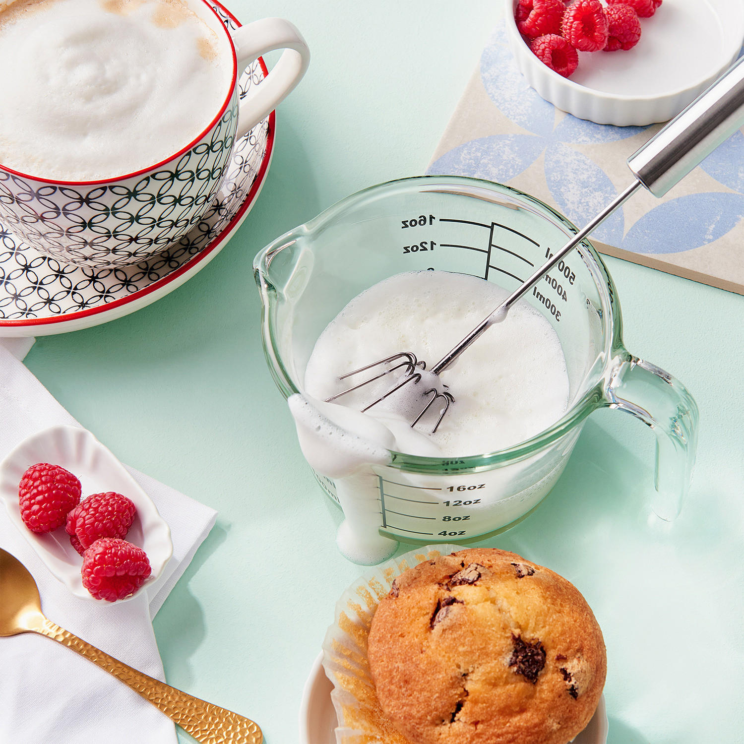 MILCHAUFSCHÄUMER Milk Maid - Silberfarben, Metall (6/6/6cm) - Butlers