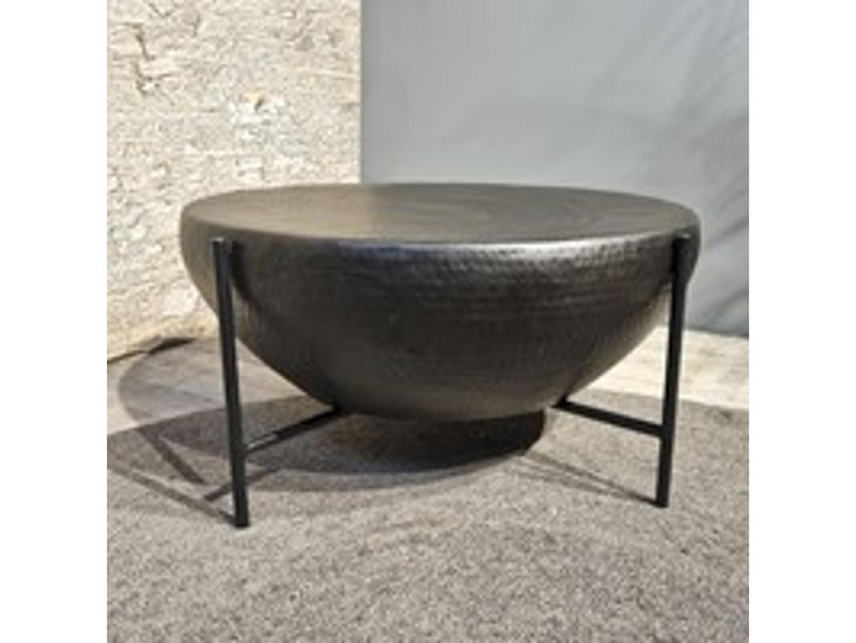 COUCHTISCH Valierie Metall 85 cm / 85 cm Anthrazit - Anthrazit, Holz (85/85/43cm)