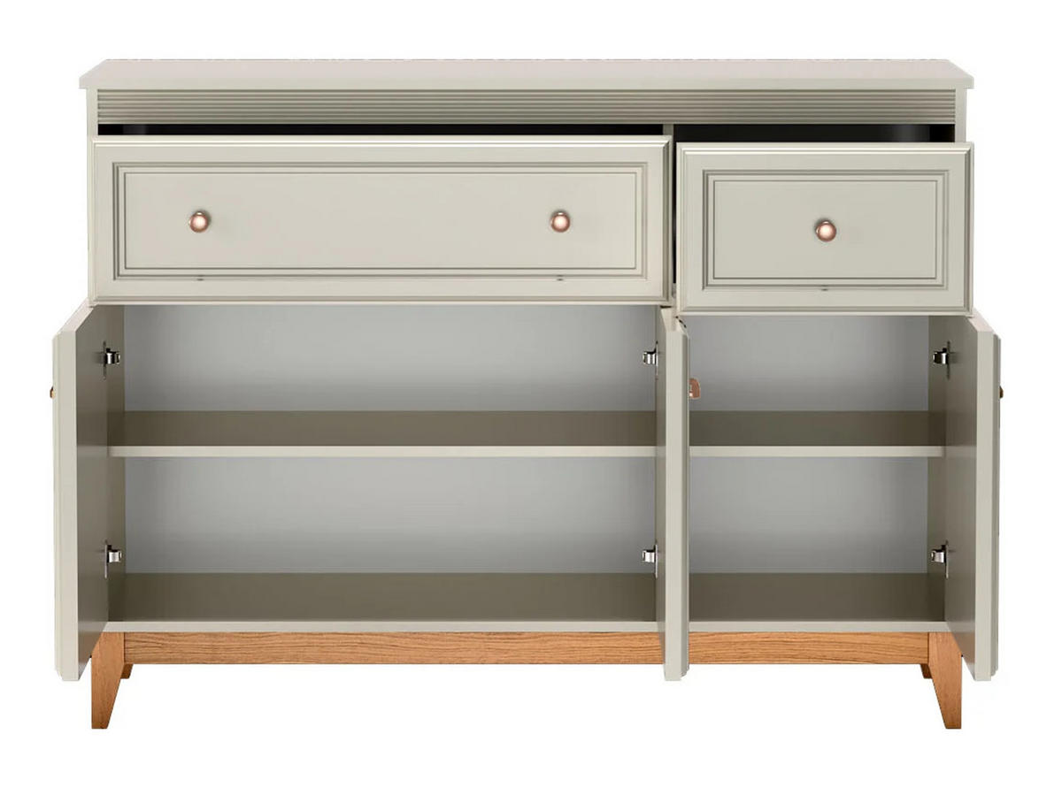 KOMMODE WINDSOR W-1 - Creme, Holzwerkstoff (136/100/41cm) - Meblini