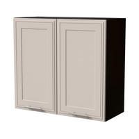 HÄNGESCHRANK Salo W3/80 Schwarz / Kaschmir Matt 80 / 32,5 / 72cm - Kaschmir/Schwarz, Holz/Holzwerkstoff (80/72/32.5cm) - Feldmann-Wohnen