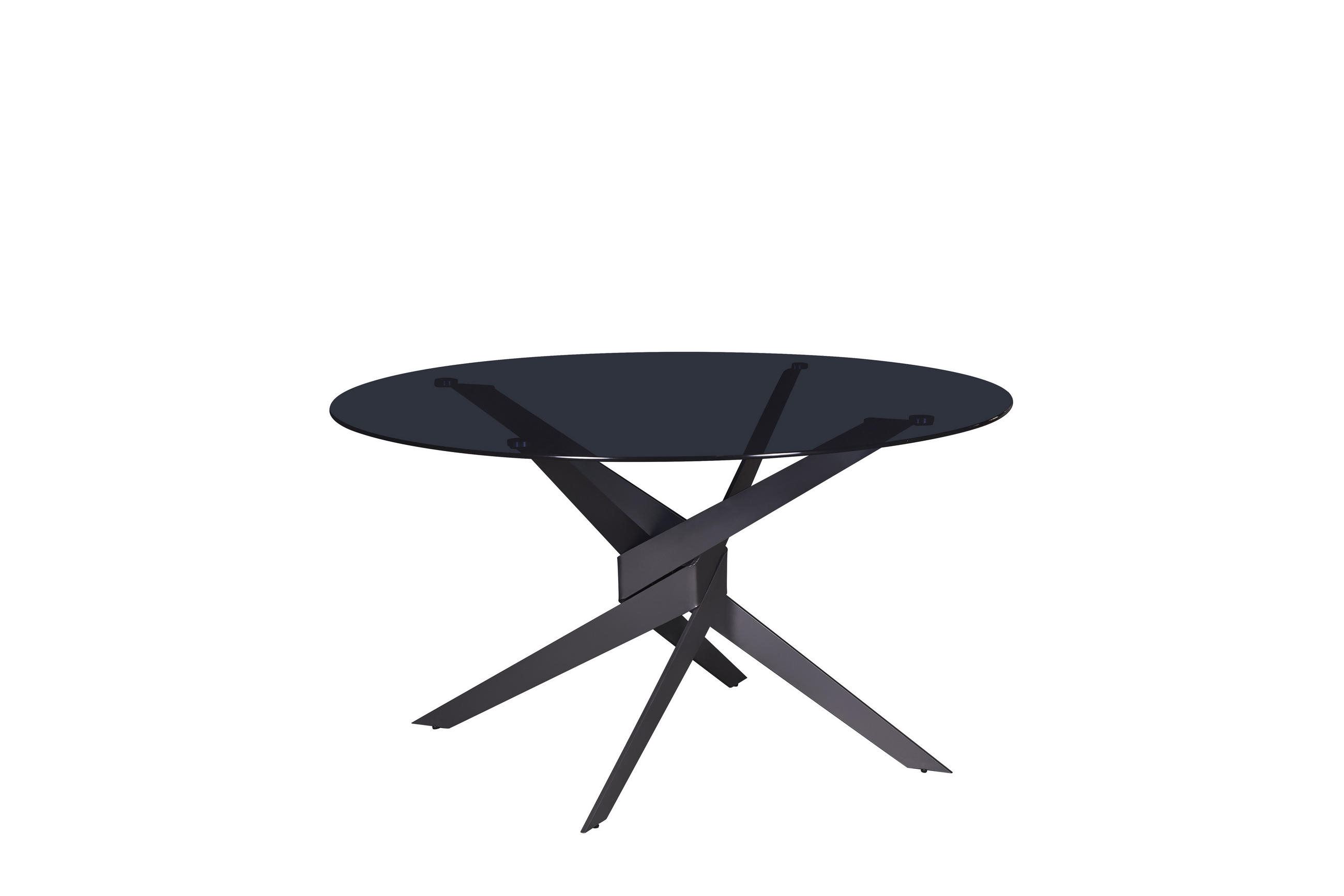 ESSTISCH Jenna Grau 140/140/76 cm - Grau, Metall (140/140/76cm) - Drawer