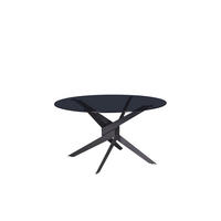 ESSTISCH Jenna Grau 140/140/76 cm - Grau, Metall (140/140/76cm) - Drawer