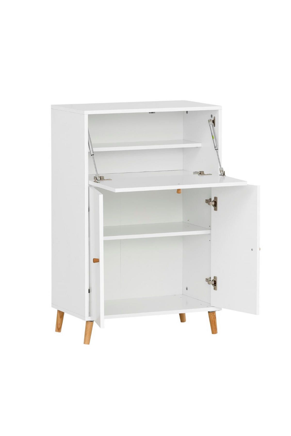 SCHREIBTISCH ausklappbar Jaguar 101,7x65,2x39 cm Weiß - Weiß, Holz (39/65.2/101.7cm) - PROREGAL