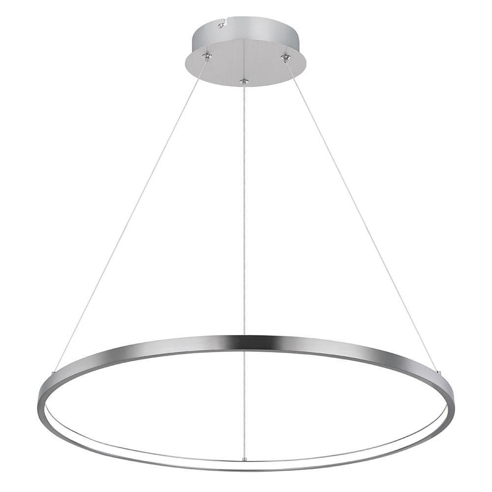 LED HÄNGELEUCHTE RALPH Silber - Silberfarben, Metall (60/60/120cm) - Globo Lighting