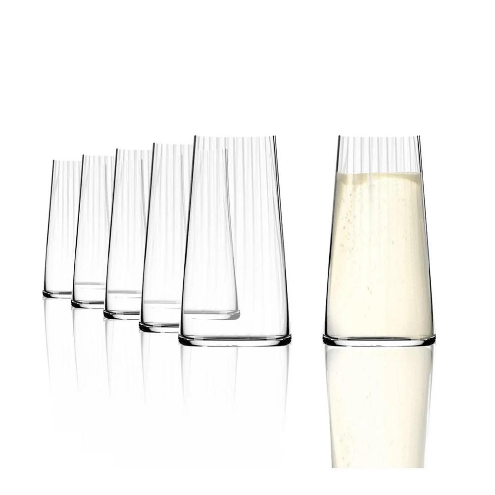 LONGDRINK Symphony 6er Set - Transparent, Glas (0.458L) - Stölzle