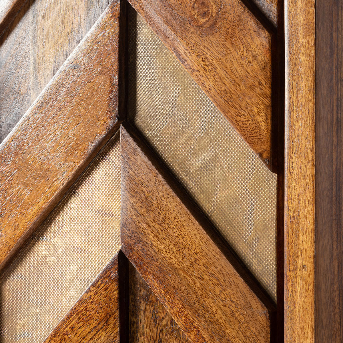 SCHUHKOMMODE - Akazie massiv / Metall - Braun/Akaziefarben, Holz (88/120/40cm) - home24