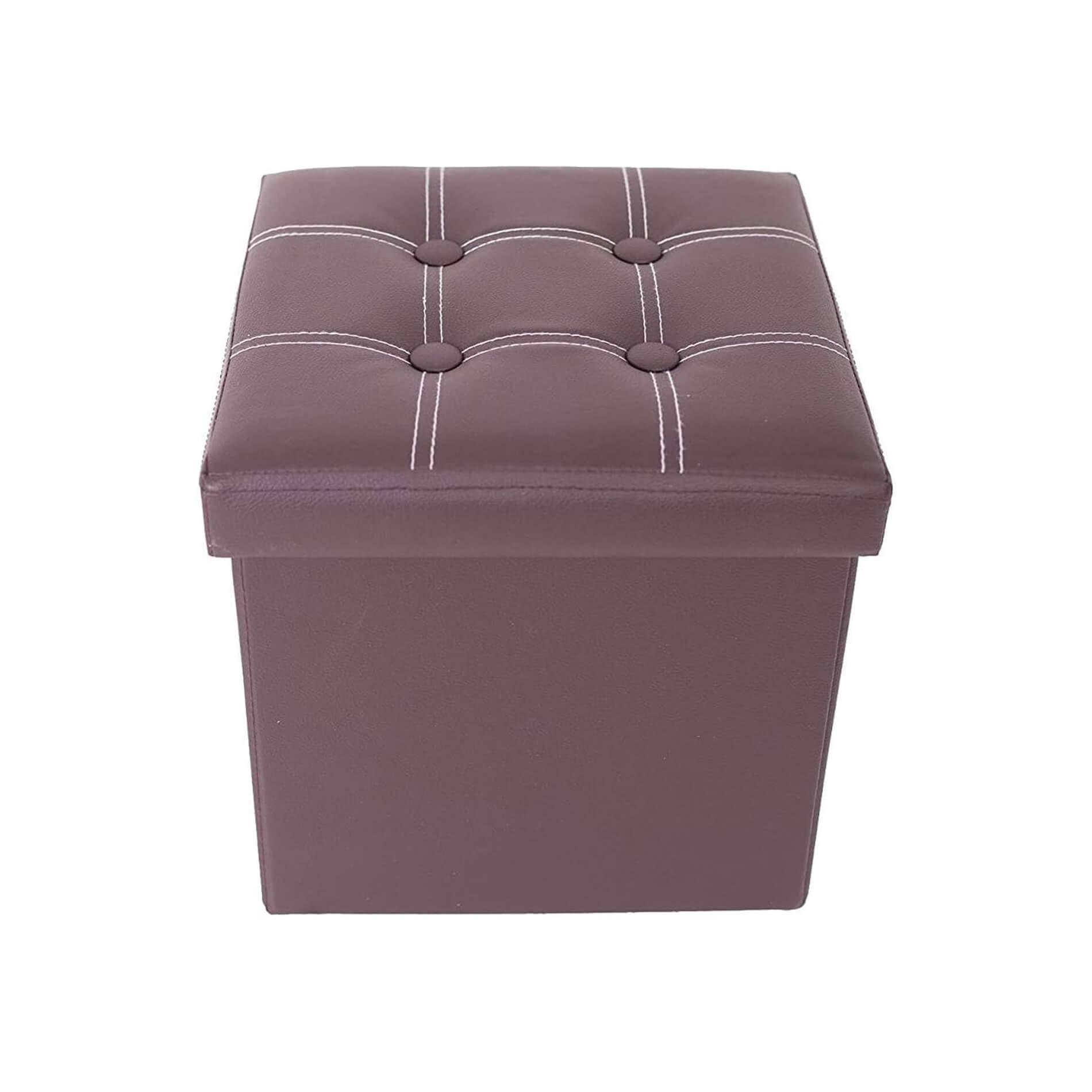 FUSSHOCKER Braun 30/30/30 cm - Braun, Textil (30/30/30cm) - Mobili Rebecca