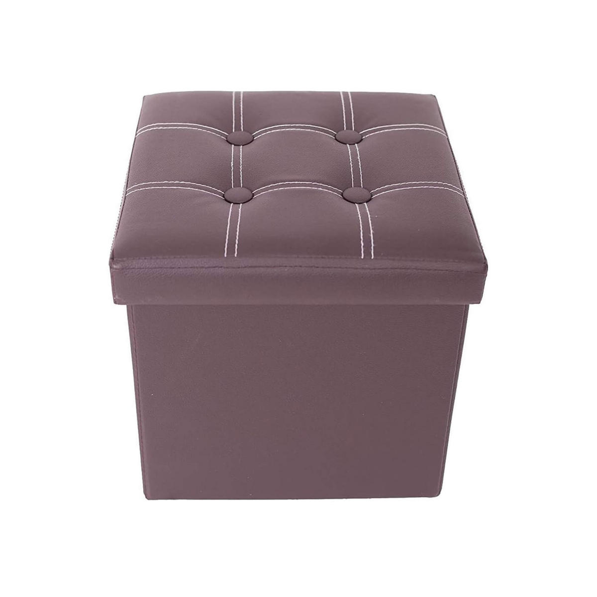 FUSSHOCKER Braun 30/30/30 cm - Braun, Textil (30/30/30cm) - Mobili Rebecca