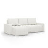 ECKSOFA MIT SCHLAFFUNKTION ABRIELLE BONELL Creme - Creme, Textil (144/237cm) - Mebligo