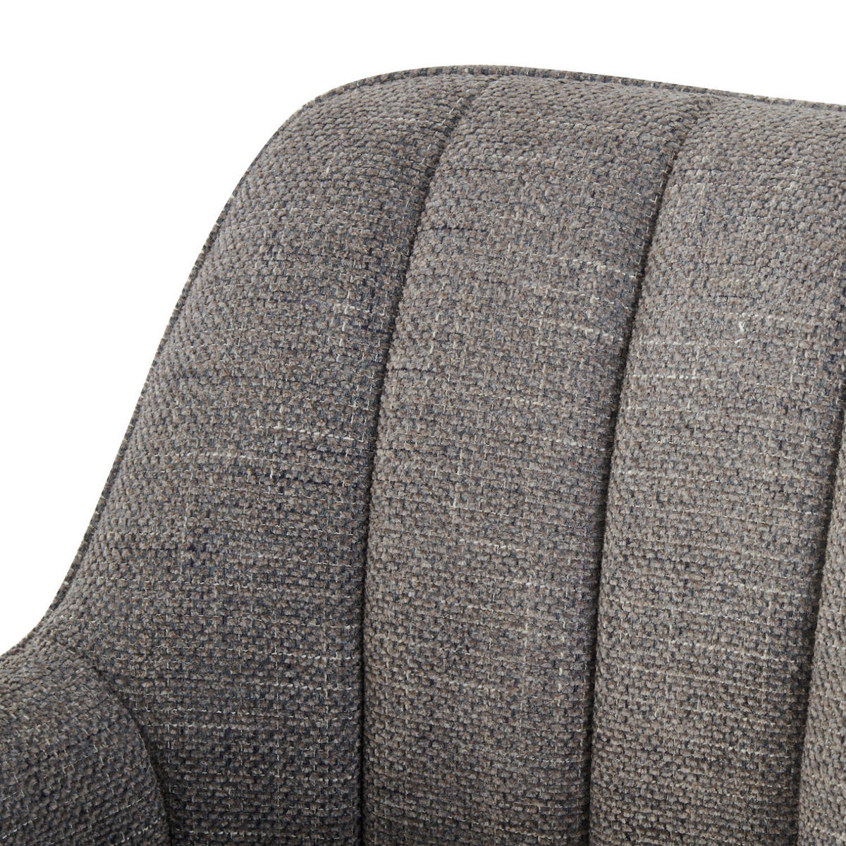 BÜROSTUHL LUCA Grau höhenverstellbar 360°drehbar - Schwarz/Grau, Kunststoff/Textil (61/83/64cm) - DUBI Möbel