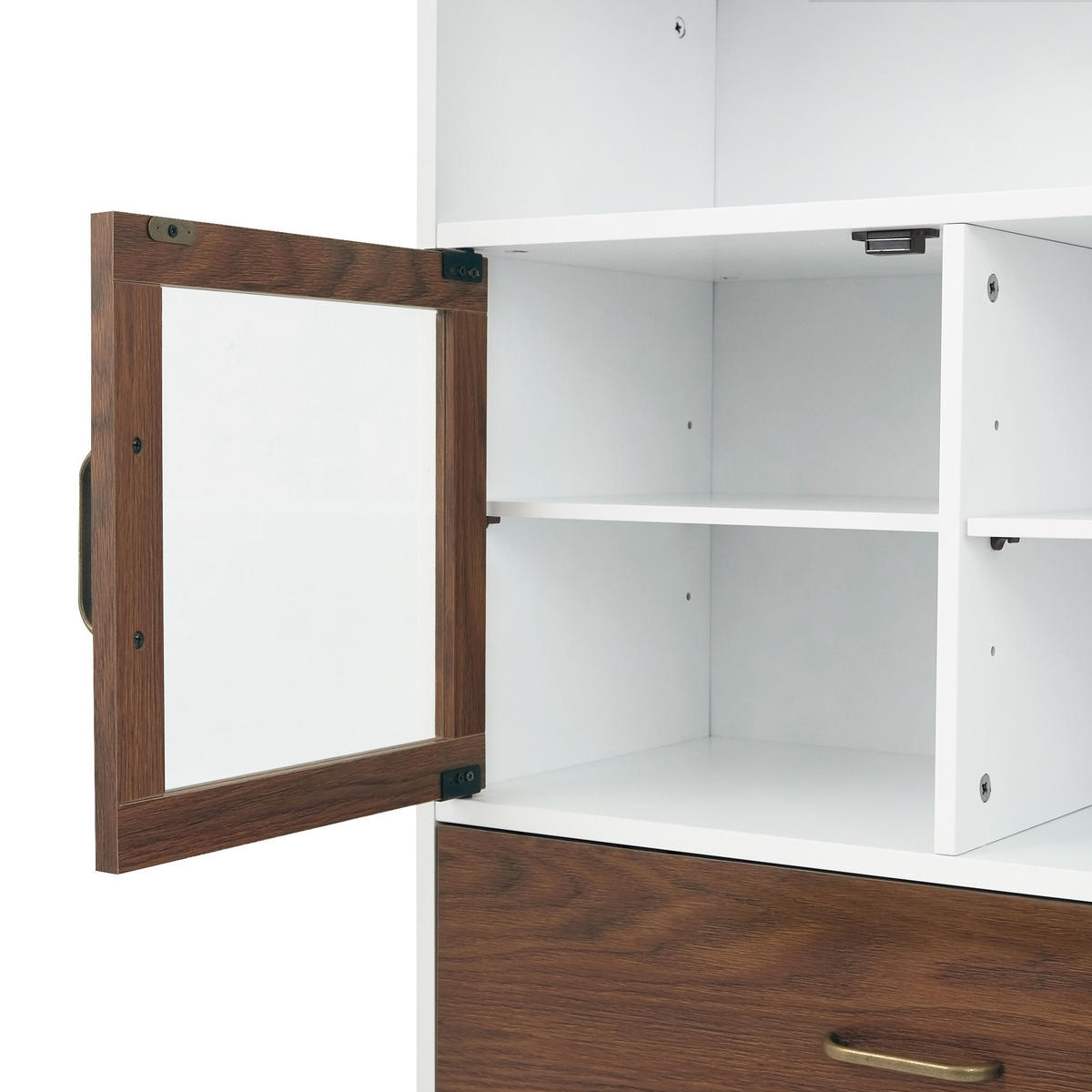 KOMMODE Weiß - Weiß, Holzwerkstoff (33/87/87cm) - Teamson Home