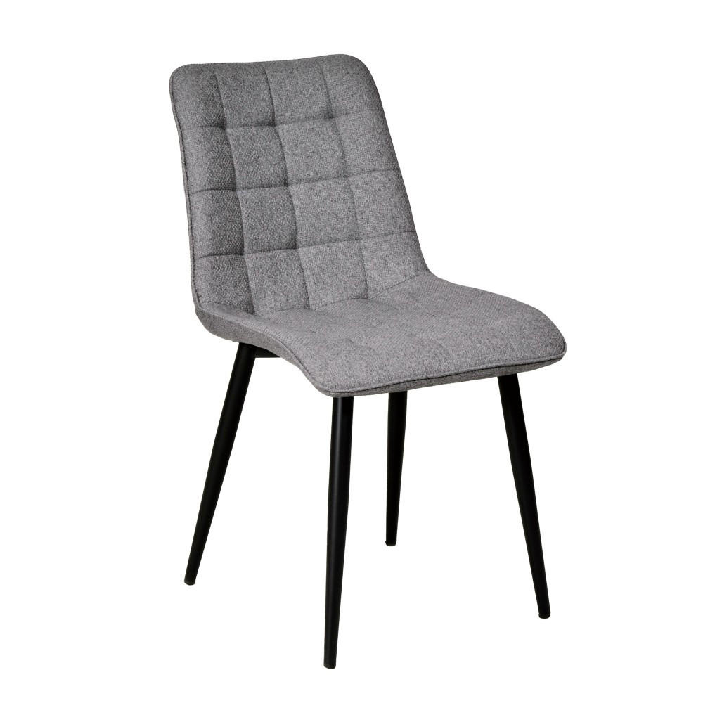Weber Industries Esszimmerstuhl/ Hellgrau 45x84x60 cm