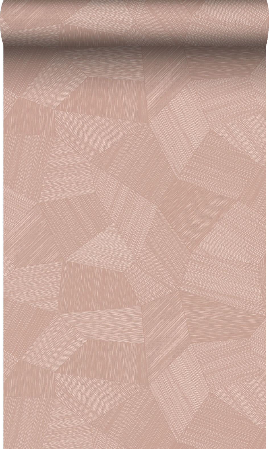 TAPETE 3D-Muster 50 x 900 cm - Pink, Papier (50/900cm) - Origin Wallcoverings