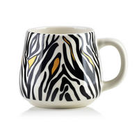 BECHER Wild Gold 13/8.5/9 cm Keramik - Goldfarben, Keramik (0.5L) - Mondex