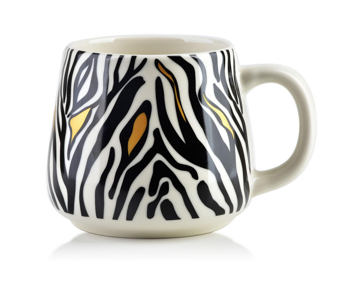 BECHER Wild Gold 13/8.5/9 cm Keramik - Goldfarben, Keramik (0.5L) - Mondex