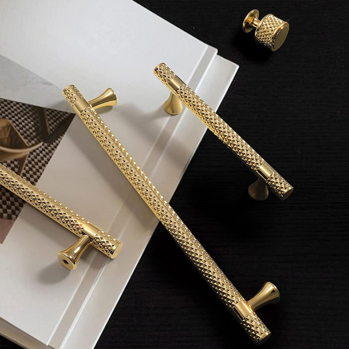 MÖBELGRIFF 1er-Set - Schwarz, Metall (1.2/3.5/13.8cm)