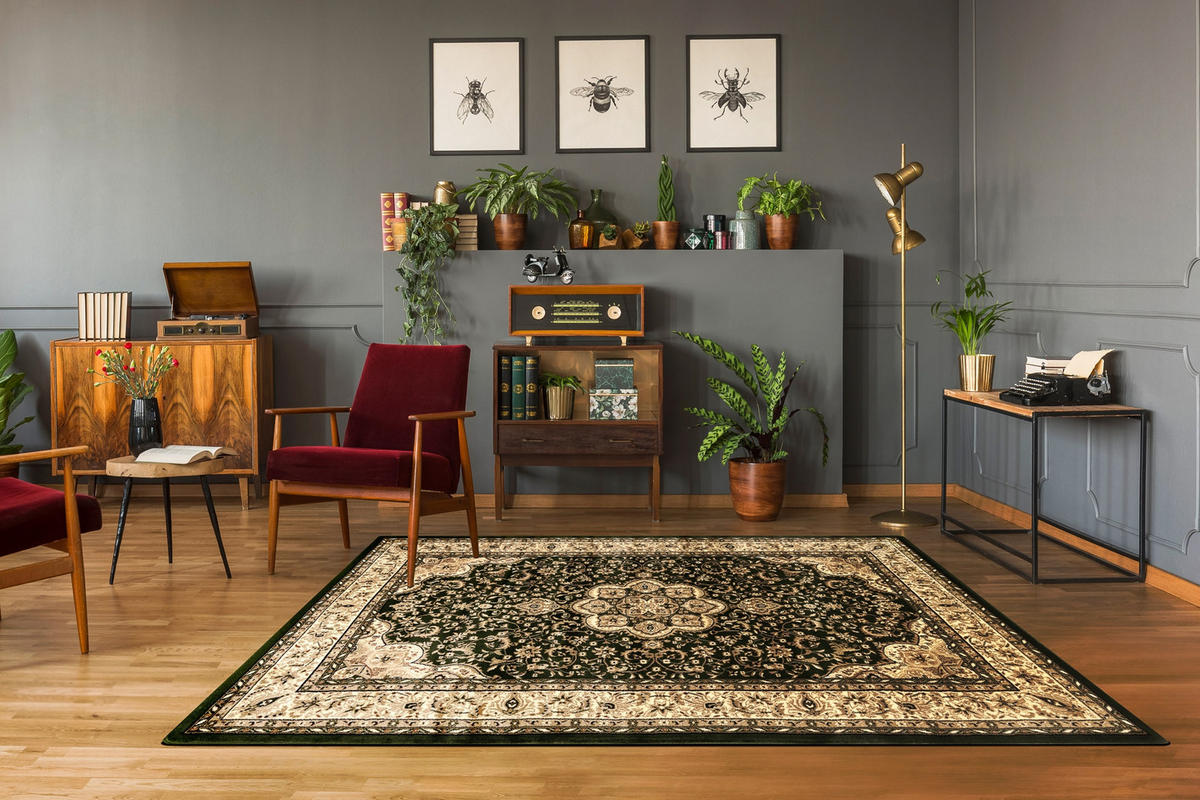 TEPPICH Royal 150/230 cm - Pastellgrün, Textil (150/230cm) - rugsX