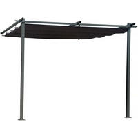 PERGOLA Anbau Anthrazit - Anthrazit, Metall (295/220/290cm) - Habitat Garten