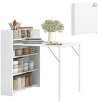 ESSTISCH Weiß 1 Stück - Weiß, Naturmaterialien (91/78.5/93cm) - GiPP