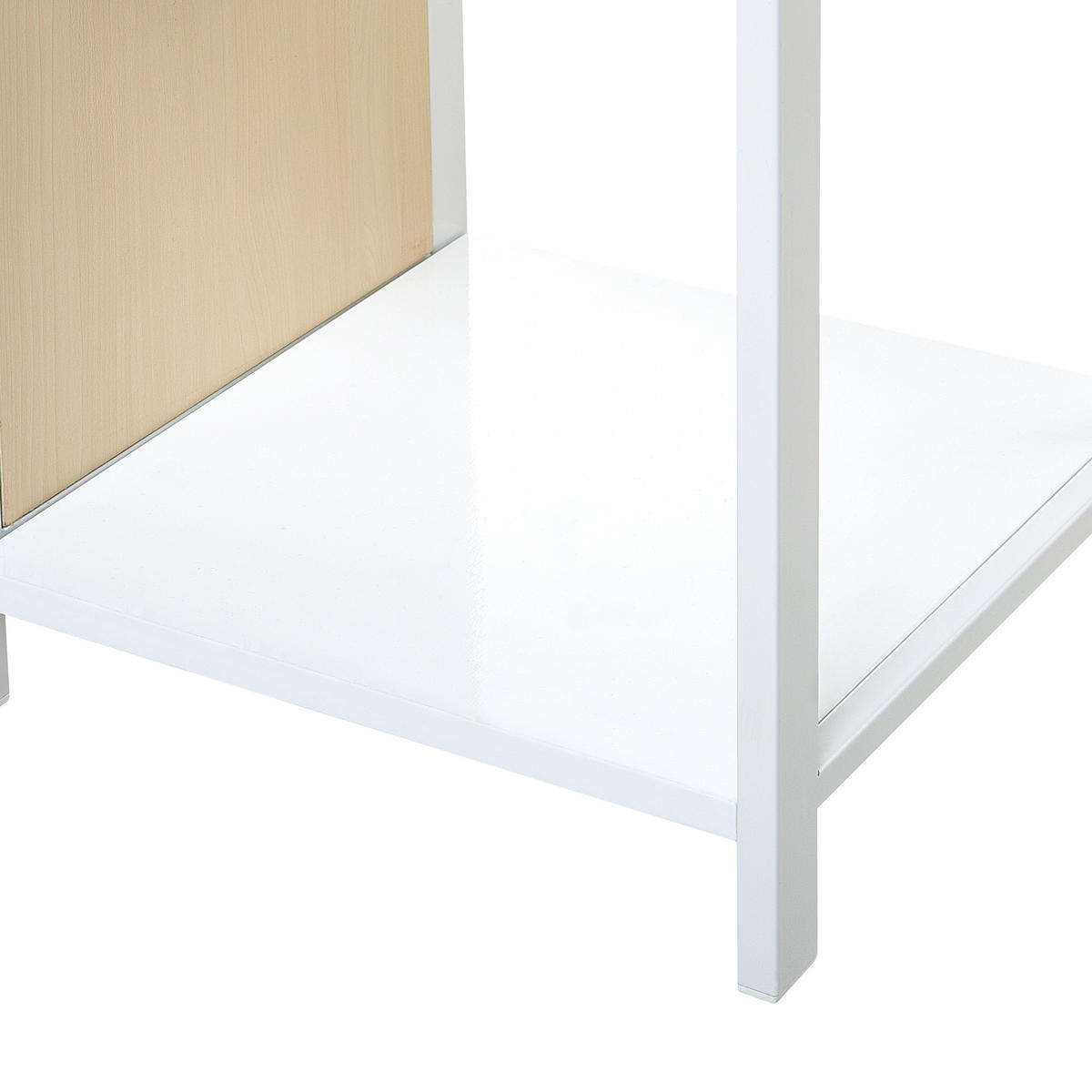 BÜCHERREGAL 5 Fächer Bogota - Hellbraun, Holzwerkstoff (35/165/35cm) - Beliani