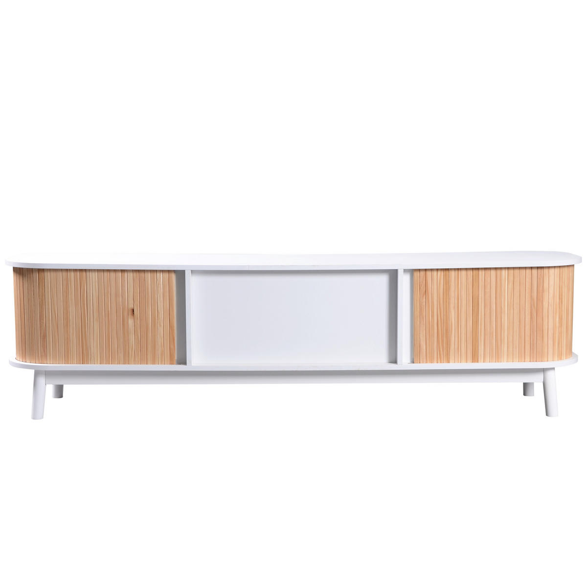 TV-MÖBEL Weiß 170/39.5/46 cm - Weiß, Holzwerkstoff (39.5/46/170cm) - Urban Meuble