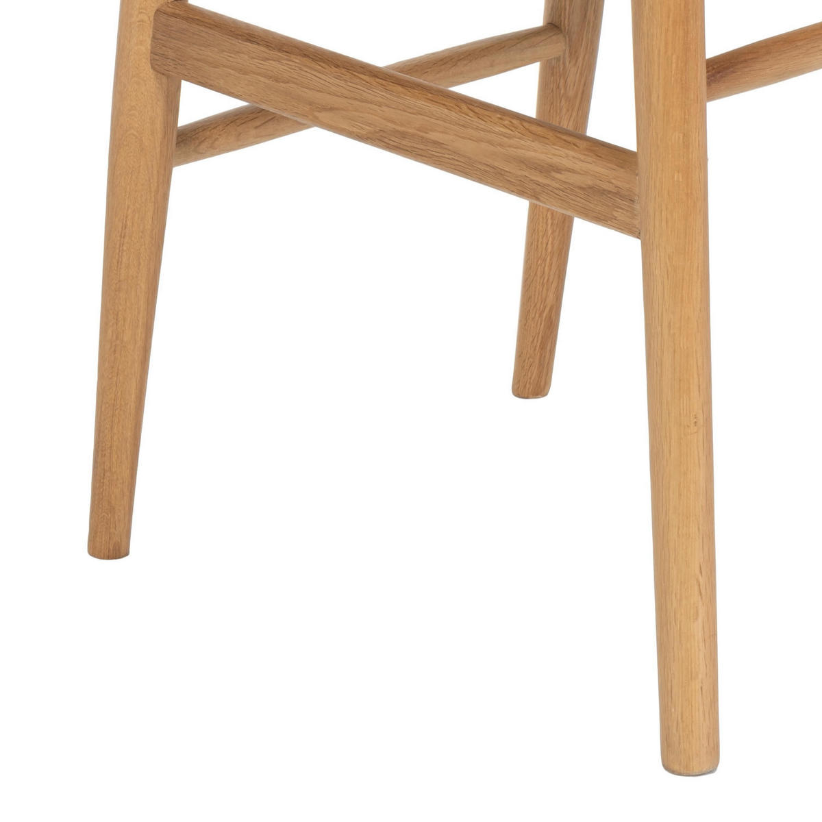 STUHL-SET 2 Stück in Rattan / Eiche Wildeiche - Braun, Holz/Papier (52/78/58cm) - Furnhouse