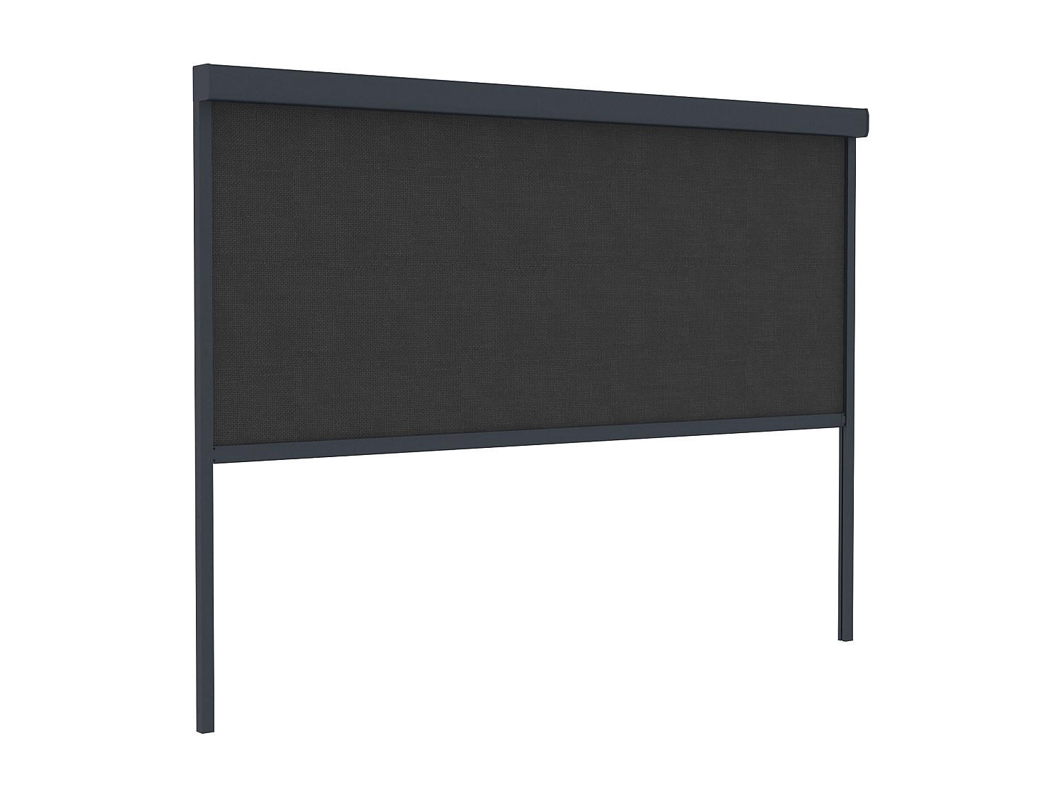 SEITENMARKISE ausziehbar für bioklimatisches Terrassendach - 2,78 x 2,05 m - VIADANA - Anthrazit, Textil (269.5/204.5/10.8cm) - Vente-Unique