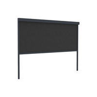 SEITENMARKISE ausziehbar für bioklimatisches Terrassendach - 2,78 x 2,05 m - VIADANA - Anthrazit, Textil (269.5/204.5/10.8cm) - Vente-Unique