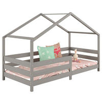 HAUSBETT RENA 90X200 CM - Grau, Holz (96/138/206cm) - IDIMEX