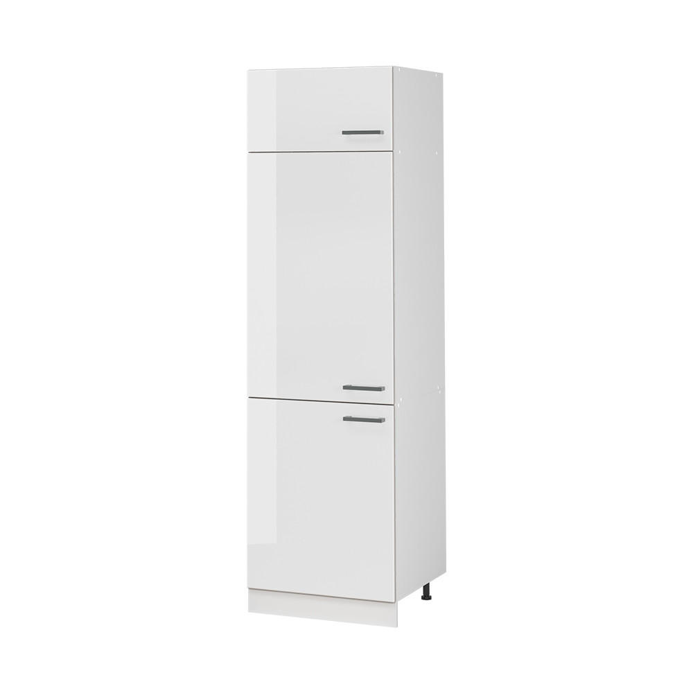 HÖGSKÅP R-Line, Vit högblank/Vit, 60 cm Vit högglans, Vit 206.8/60/57.2 cm