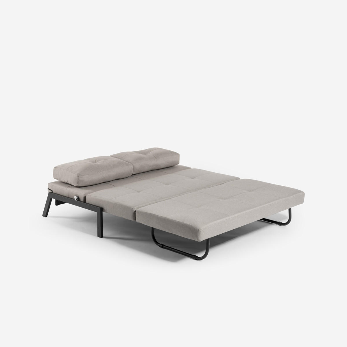 SOFABETT Bellamy - Grau - Grau, Textil (150/70/200cm) - Pasmara