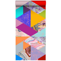 XXL-VLIESTAPETE Dreiecke in Marmoroptik 50 x 900 cm - Multicolor, Papier (50/900cm) - ESTAhome