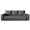 SOFA Bubi mit Bettkasten und Schlaffunktion, Velourstoff - Graphitfarben, Holzwerkstoff (242/85/95cm)