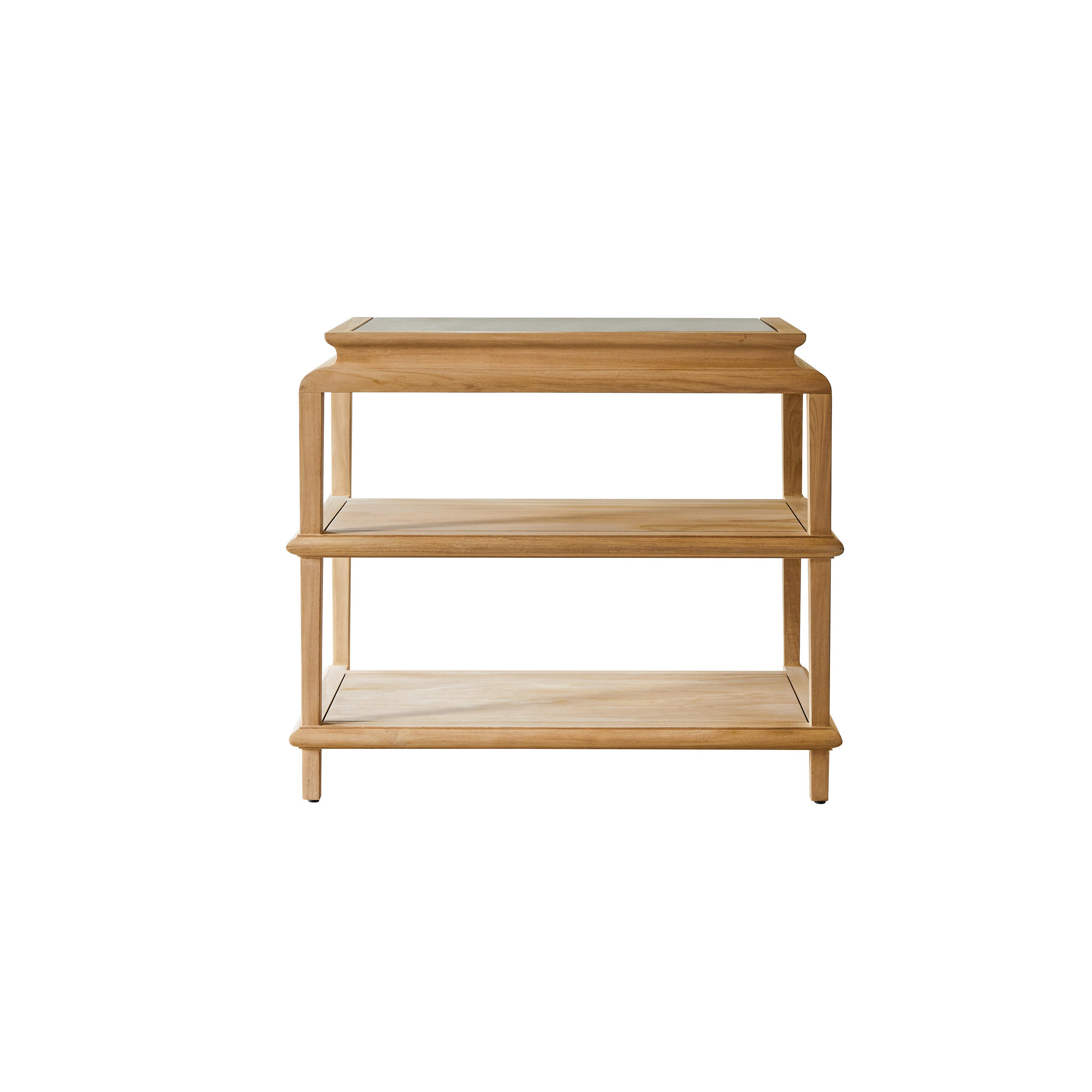 WASCHTISCHUNTERSCHRANK Achille Natur aus Teak - Naturfarben, Holz (94/80/55cm) - Tikamoon