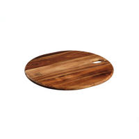 SCHNEIDEBRETT aus Akazienholz Elin - Ø31cm - Braun, Holz (31/35cm) - Björn